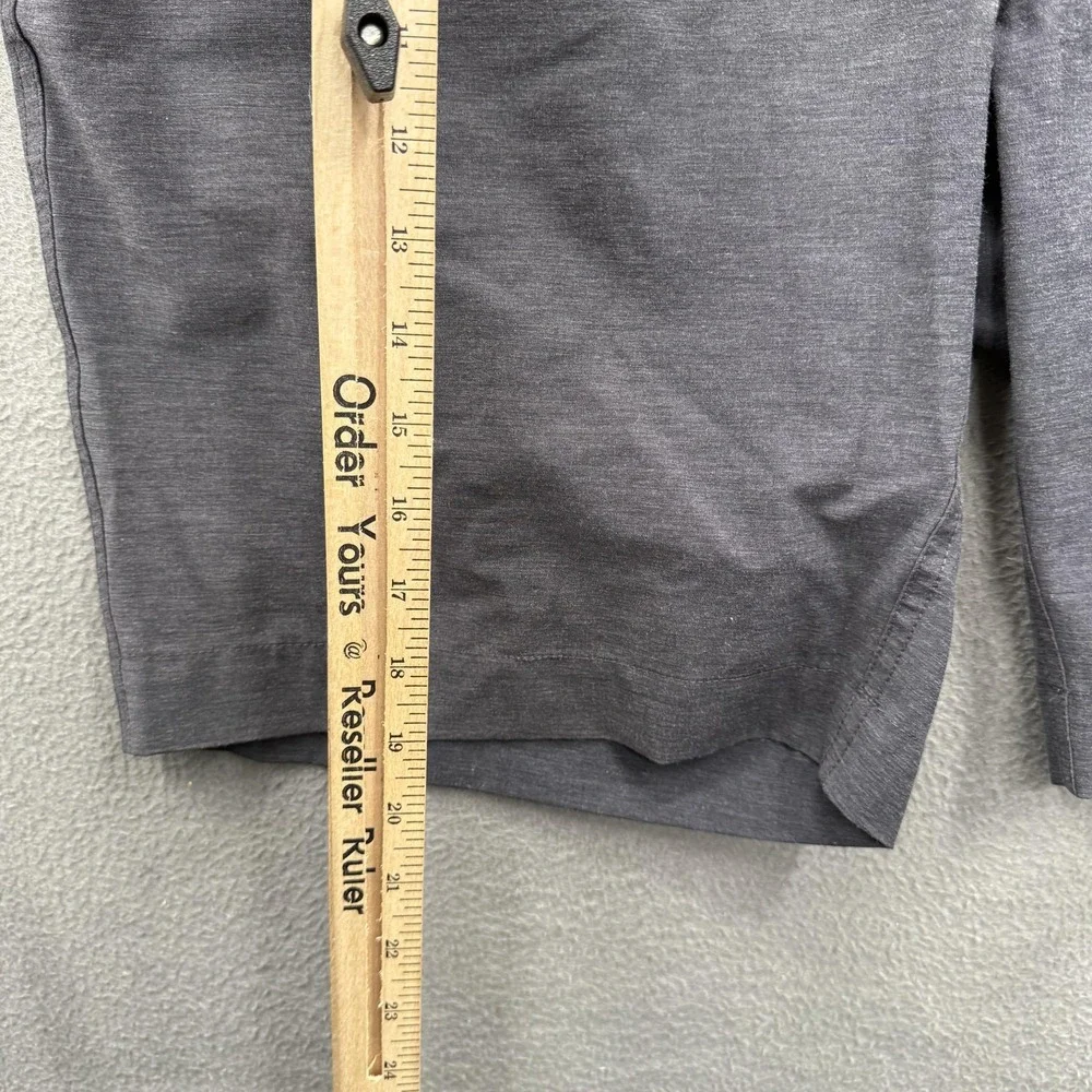 Faherty All Day Shorts Mens 36 Blue Chino Stretch 9 Inseam Drawstring Casual